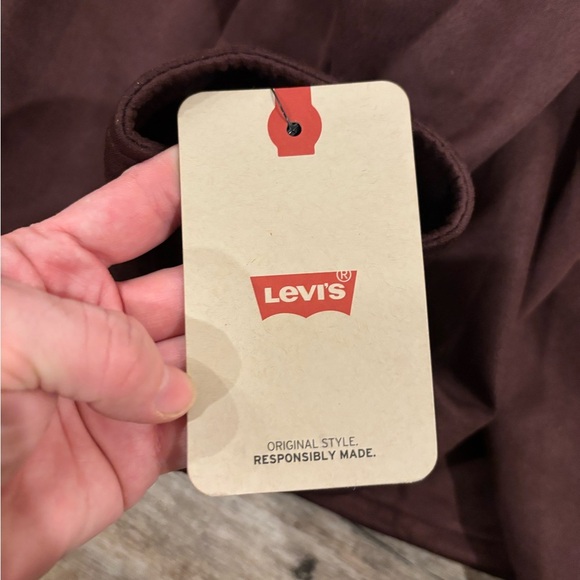 NWT Levi’s Brown Snap Faux Suede Vintage Trucker Jacket 3X - Picture 11 of 11